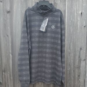 Men's Gray Quarter-Zip Sweater